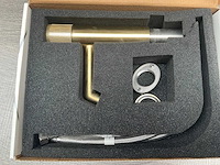 Ben engraved line fonteinkraan geborsteld messing pvd-coating - afbeelding 2 van  2