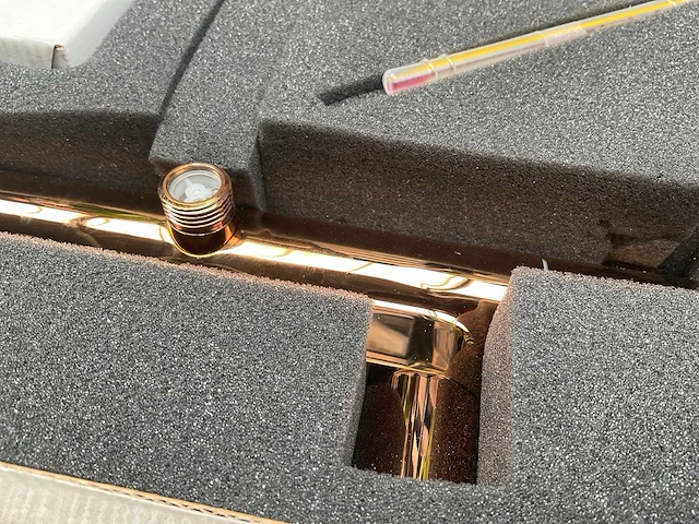 Ben lavion douche thermostaatkraan goud roze - afbeelding 4 van  4