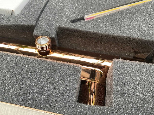 Ben lavion douche thermostaatkraan goud roze - afbeelding 3 van  4