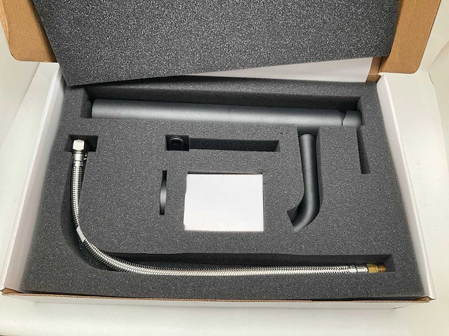 Ben lavion verhoogde wastafekraan gestructureerd zwart - afbeelding 5 van  7