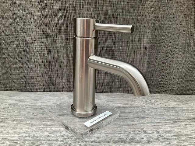 Ben lavion wastafelkraan brushed nickel - afbeelding 2 van  6