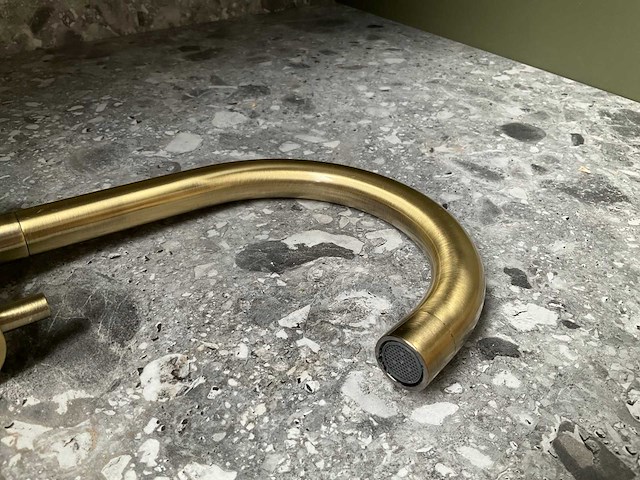 Ben lavion wastafelkraan draaibaar antiek brons - afbeelding 4 van  5