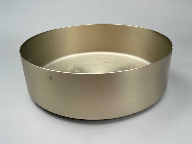 Ben stradius opbouwkom ø 36x12 cm geborsteld messing - afbeelding 1 van  2