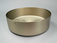 Ben stradius opbouwkom ø 36x12 cm geborsteld messing