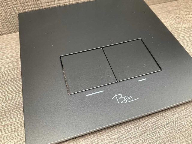 Ben wisa nemano bedieningspaneel mat zwart aluminium - afbeelding 5 van  6