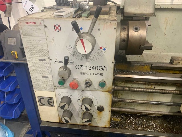 Benc lathe cz-1340g/1 centerdraaibank - afbeelding 3 van  8