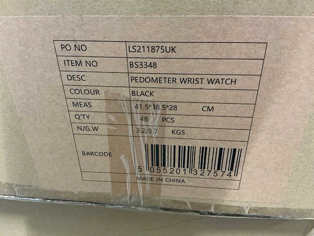 Bench pedometer wrist watch (613x) - afbeelding 5 van  5