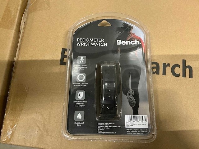 Bench pedometer wrist watch (613x) - afbeelding 3 van  6