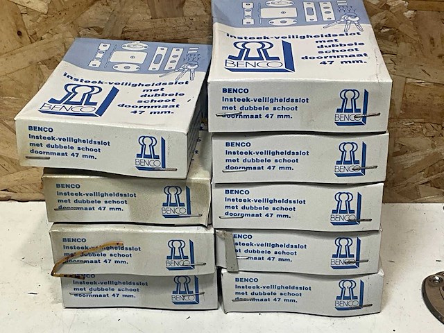 Benco insteek veiligheidsslot 47mm (10x) - afbeelding 3 van  4