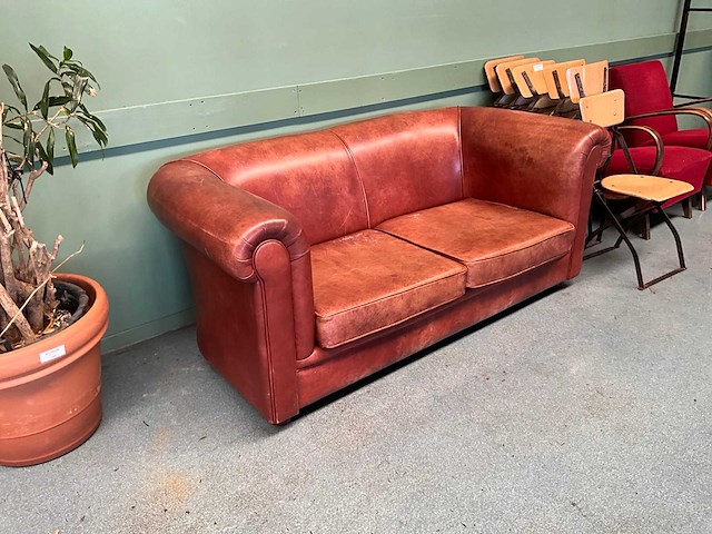 Bendic lederen bank - afbeelding 3 van  7