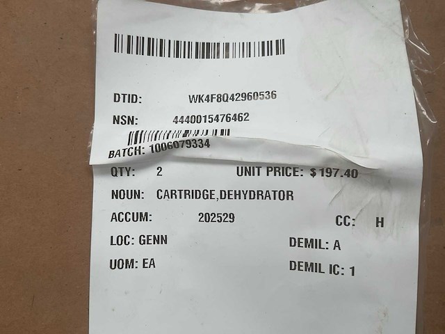 Bendix dehydrator cartridge (2x) - afbeelding 4 van  4