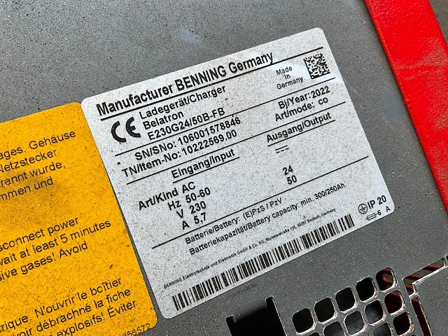 Benning belatron acculader - afbeelding 4 van  4