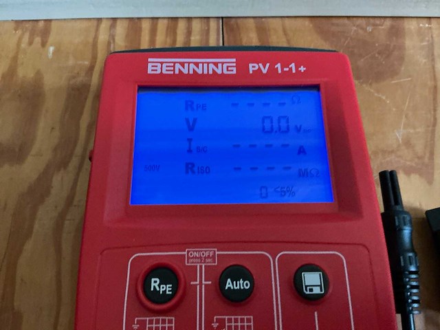 Benning pv 1-1+ pv installatietester - afbeelding 4 van  8