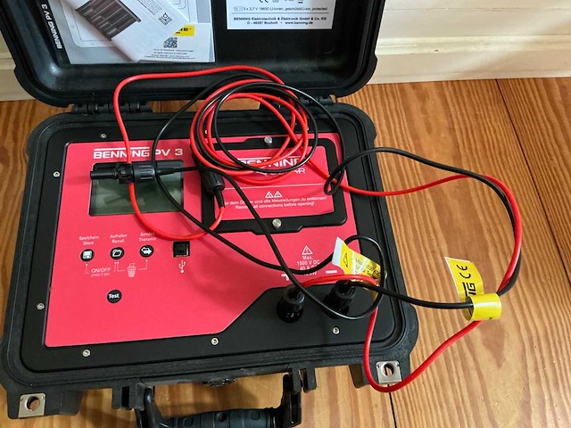 Benning pv3 solar installatietester - afbeelding 5 van  7
