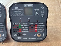Benning stekkerdoos tester (2x) - afbeelding 2 van  2