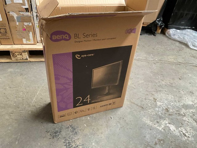 Benq bl2420pt 24 inch monitor - afbeelding 2 van  2