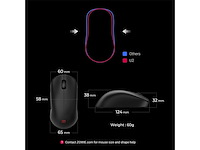 Benq draadloze gamingmuis zowie u2 esports zwart - afbeelding 2 van  6