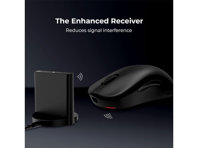 Benq draadloze gamingmuis zowie u2 esports zwart - afbeelding 3 van  6