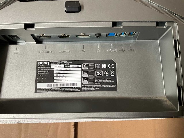 Benq ex2710qt monitor - afbeelding 6 van  11