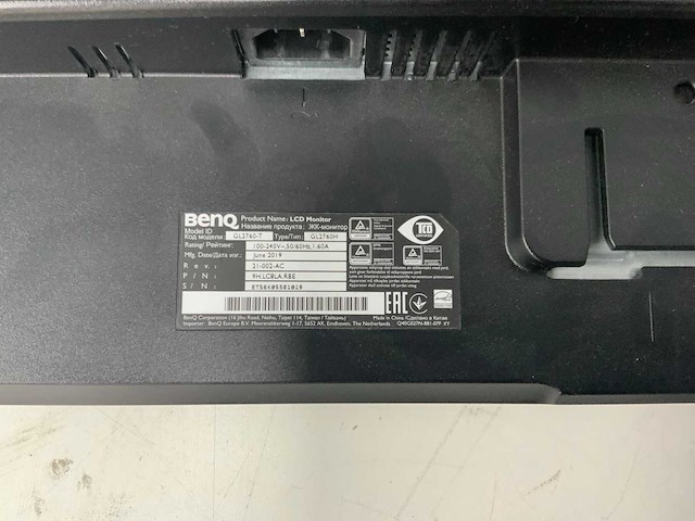 Benq gl2760-t 27 inch monitor (2x) - afbeelding 9 van  10