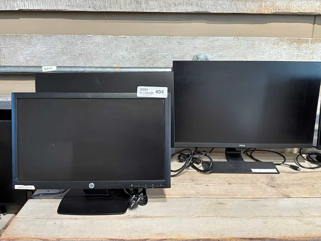 Benq / hp monitor (3x) - afbeelding 1 van  4
