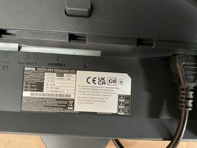 Benq mobuiz ex240 monitor - afbeelding 7 van  8
