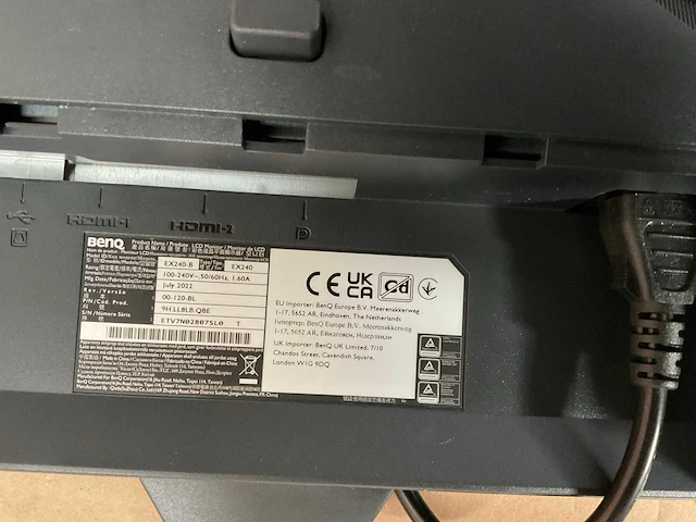 Benq mobuiz ex240 monitor - afbeelding 7 van  8