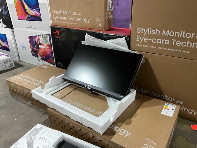 Benq monitor (8x) - afbeelding 1 van  7