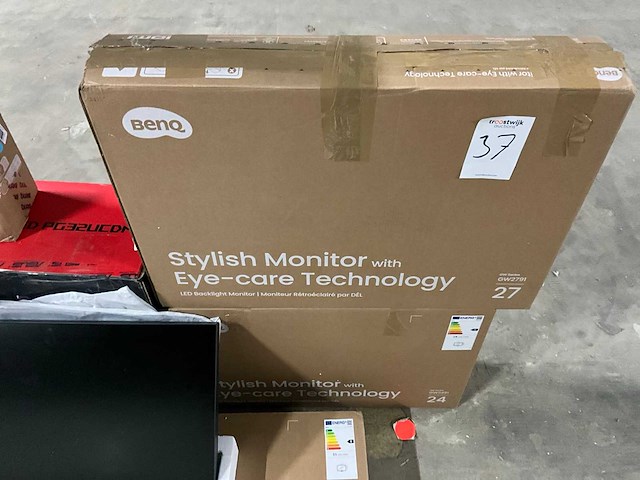 Benq monitor (8x) - afbeelding 5 van  7