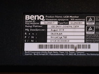 Benq monitor model gl2460-t - afbeelding 3 van  3