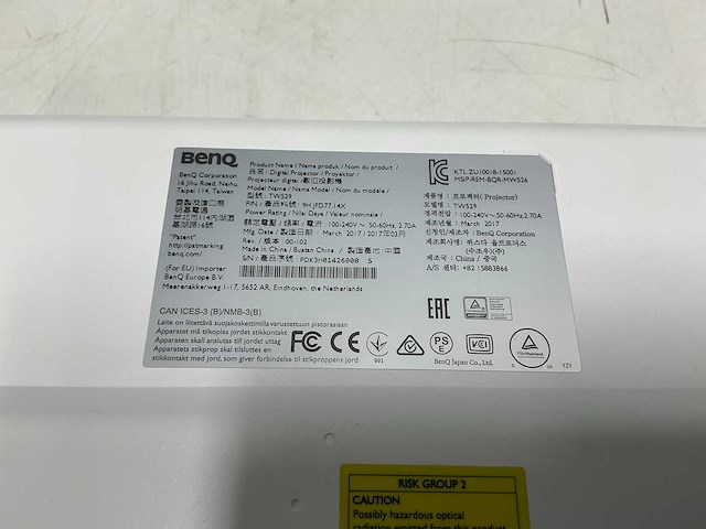 Benq tw529 beamer - afbeelding 4 van  13