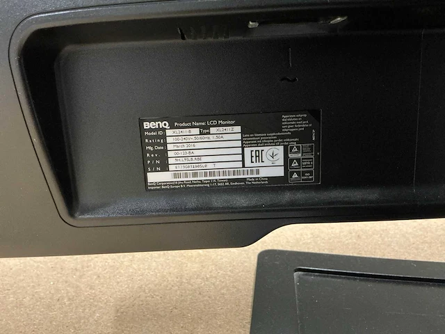 Benq xl2411-b monitor - afbeelding 4 van  4