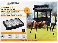Benson - 2 in 1 - electrische bbq (4x) - afbeelding 4 van  4