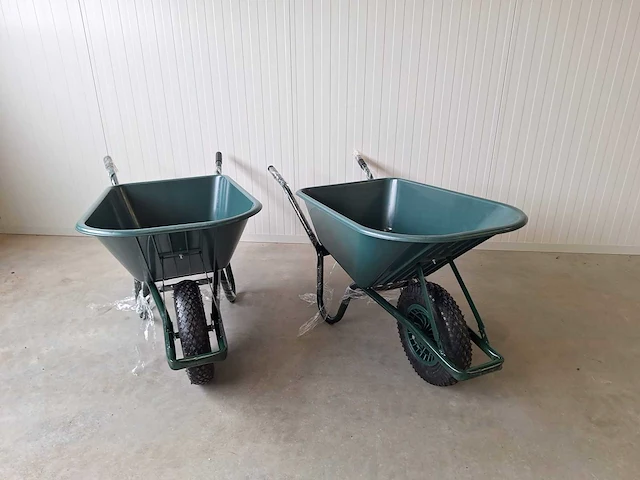 Benson - 85l - kruiwagen kuntstof bak (2x) - afbeelding 1 van  4