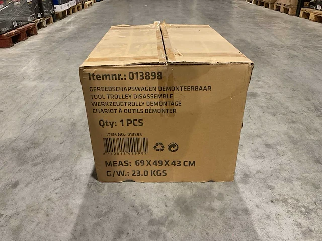 Benson 2 lades 013898 gereedschapswagen - afbeelding 21 van  30