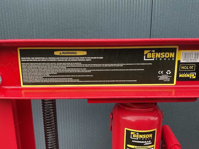 Benson 20 ton garagepers - afbeelding 28 van  42