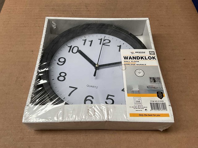Benson 20cm vintage marine wandklok - afbeelding 2 van  3