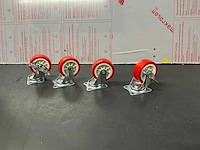 Benson 75 mm zwenkwielset - afbeelding 1 van  7