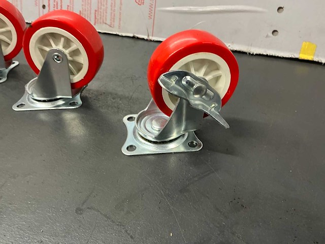 Benson 75 mm zwenkwielset - afbeelding 6 van  7