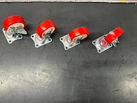 Benson 75 mm zwenkwielset - afbeelding 3 van  7