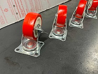 Benson 75 mm zwenkwielset - afbeelding 4 van  7