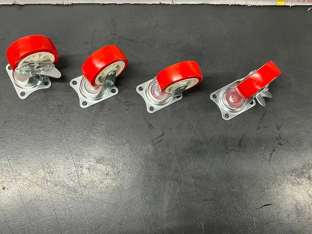 Benson 75 mm zwenkwielset - afbeelding 3 van  7