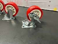 Benson 75 mm zwenkwielset - afbeelding 6 van  7