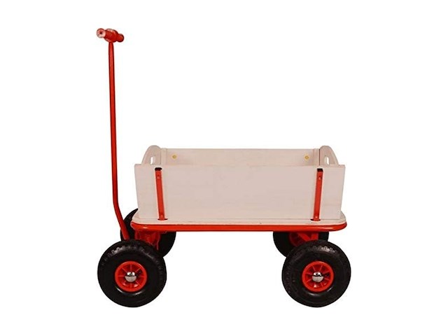 Benson bolderkar hout 70 kg draagvermogen rood - afbeelding 1 van  3