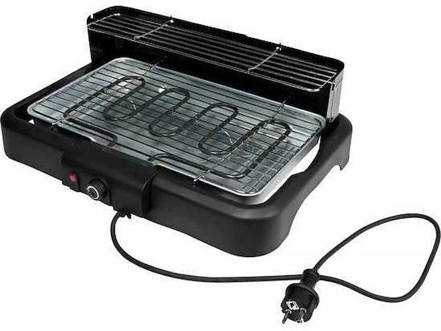 Benson elektrische barbecue grill - 1800-2200w - zwart - afbeelding 3 van  6