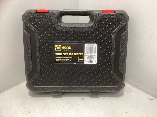 Benson gereedschapset - gevuld - 104-delig - afbeelding 2 van  2