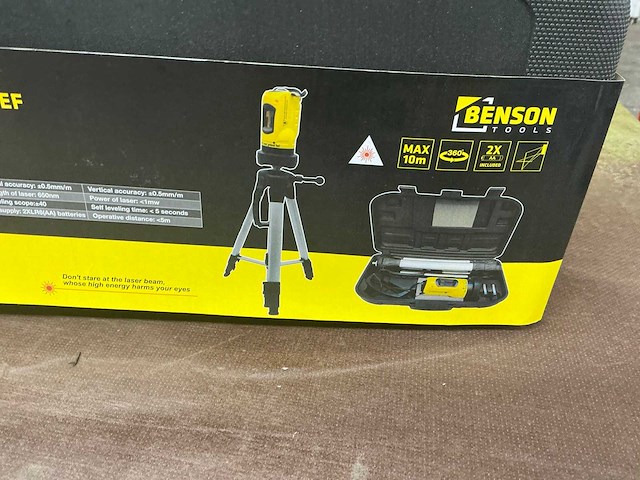 Benson kruislijnlaser bouwlaser - afbeelding 1 van  5