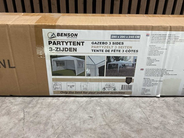 Benson outdoor 3-zijden 0011827 partytent - afbeelding 2 van  20