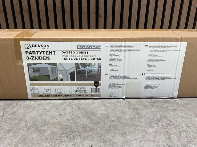 Benson outdoor 3-zijden 0011827 partytent - afbeelding 14 van  14