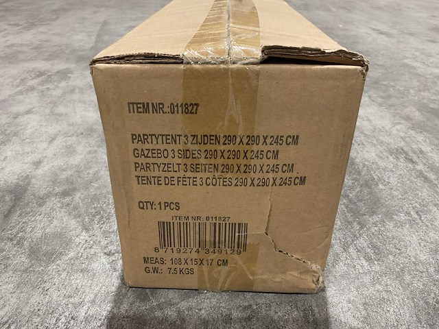 Benson outdoor 3-zijden 0011827 partytent - afbeelding 2 van  3